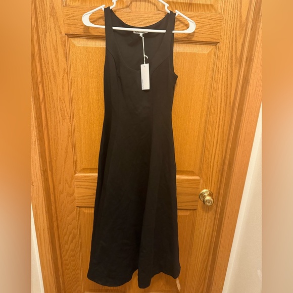 NWT REFORMATION Mikol Knit Dress Black XS - Picture 1 of 3